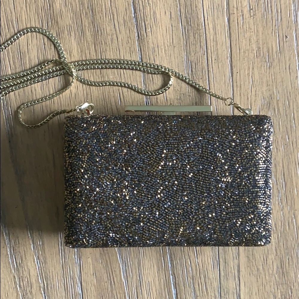 Vince Camuto Multi-Gold Leather Crossbody Bag